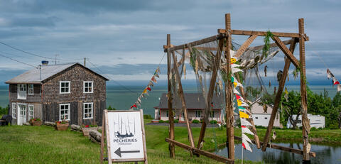 Les pêcheries Charlevoix et oeuvre pays'art 2021