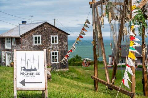 Extérieur des pêcheries Charlevoix Saint-Irénée