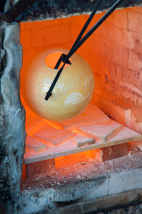 Cuisson raku poterie céramique Atelier Charlevoix