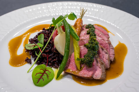 Plat principal gastronomique Chez Truchon restaurant
