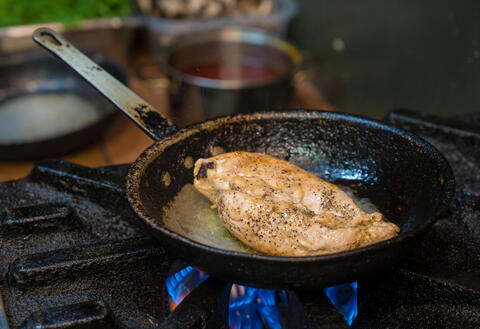 Poulet bio poêlé Le Mouton Noir