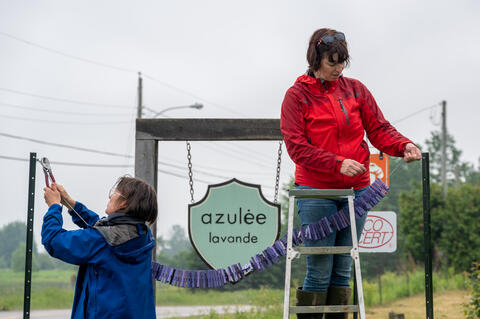 Pays’Art Lavande Azulée et Fany Rodrigue