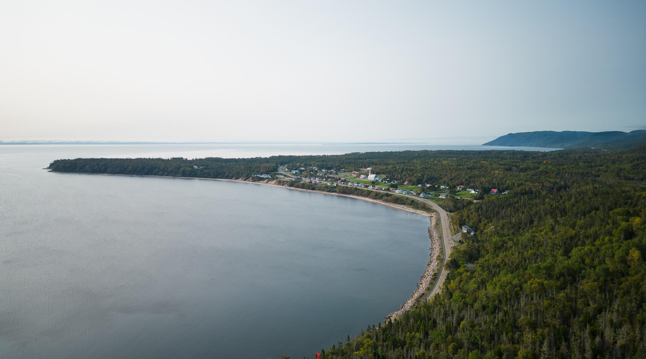 Image aérienne drone Charlevoix