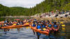 Avec pas d'casque en kayak FCT