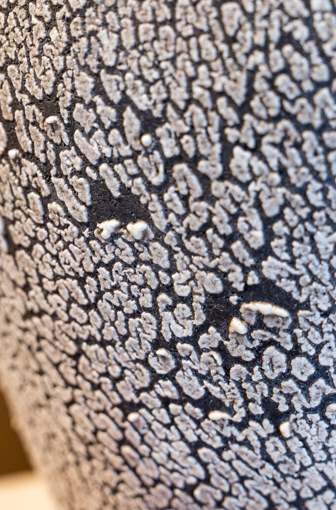 Texture craquelée de Raku