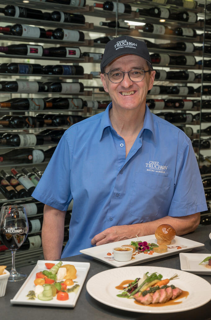 Le chef Dominique Truchon