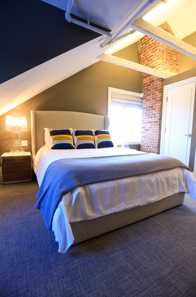 Chambre sous les combles Chez Truchon auberge Charlevoix
